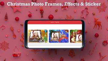 Christmas Photo Frame,Effects & Stickers capture d'écran 2