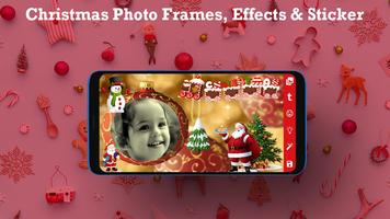 Christmas Photo Frame,Effects & Stickers capture d'écran 3