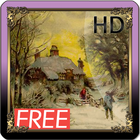 Winter Holidays Vintage Free icon