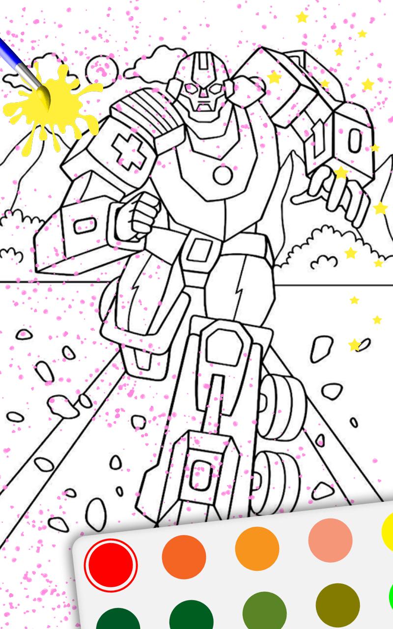 34++ Robot coloring games online ideas