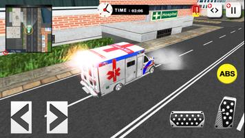 City Rescue Ambulance Driving capture d'écran 1