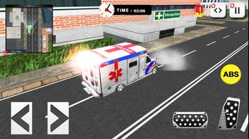 City Rescue Ambulance Driving ảnh chụp màn hình 1