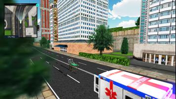 City Rescue Ambulance Driving capture d'écran 3