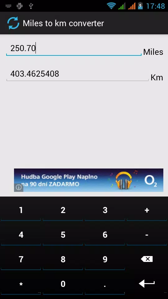 Miles to km converter APK pour Android Télécharger