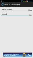 Miles to km converter скриншот 1