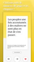 Citation Jean Jacques Rousseau الملصق