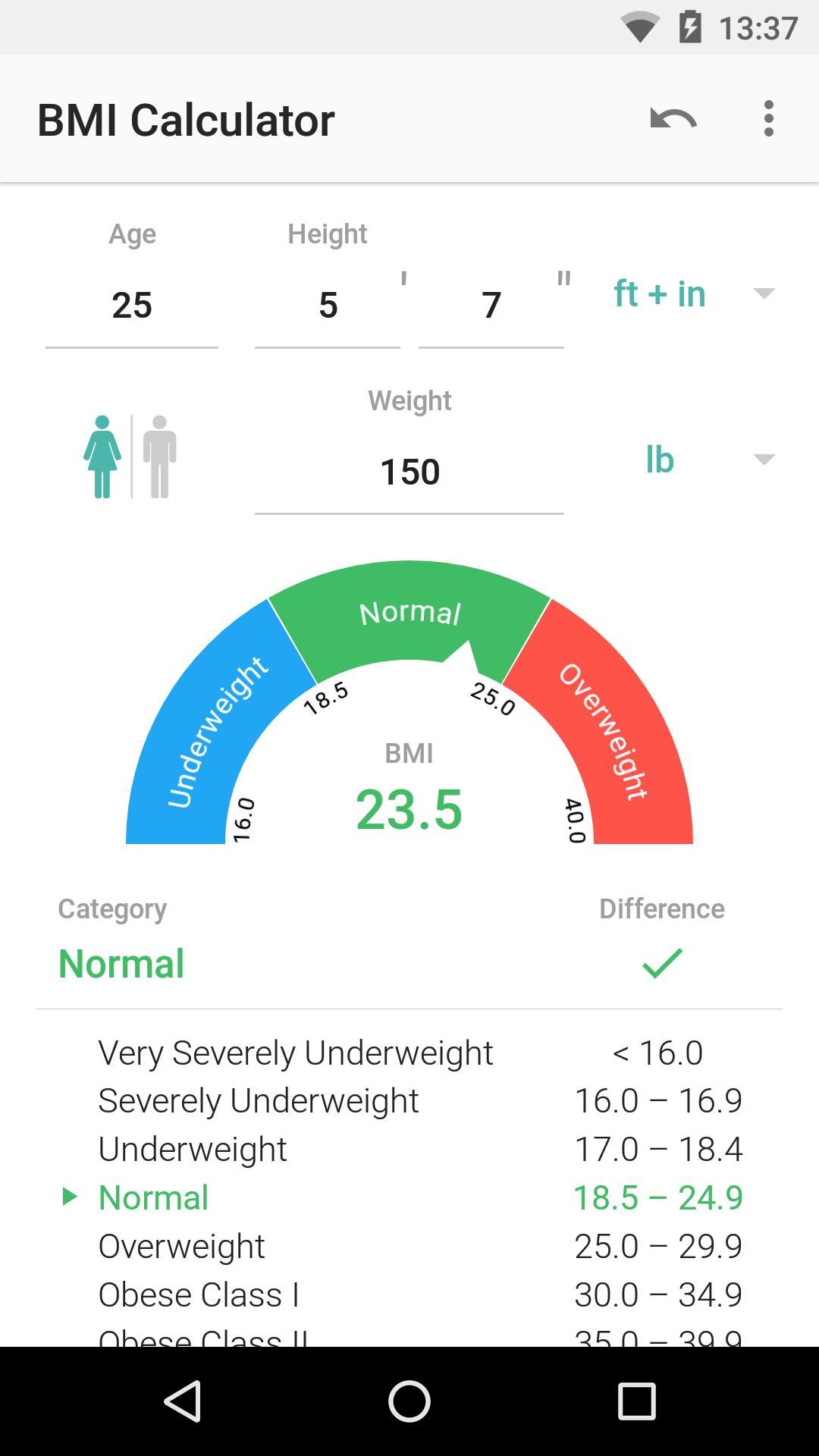 BMI Calculator for Android - APK Download