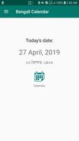 Bengali Calendar Affiche