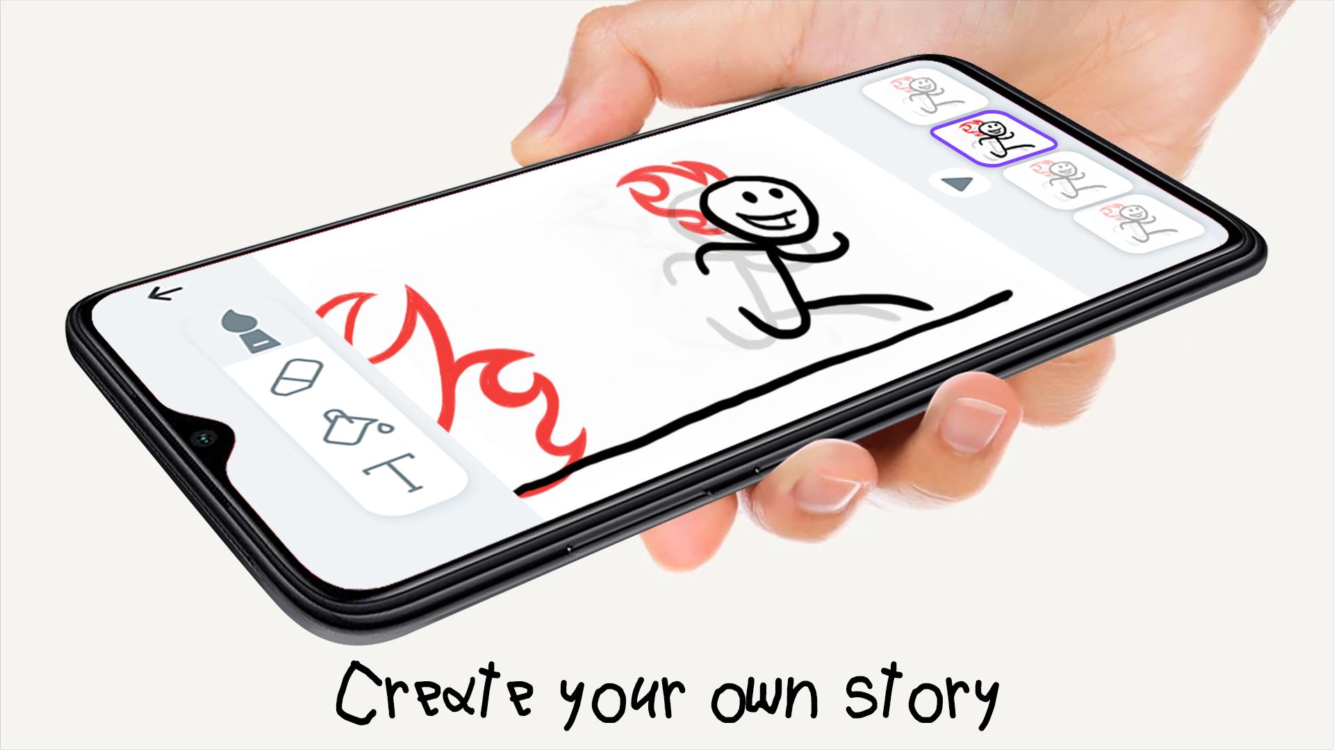 Stickman: draw animation maker Androidکے لیے - APK ڈاؤن لوڈ