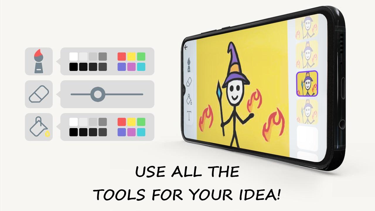 Stickman: draw animation, creator & maker, drawing for Android - APK