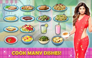 Kitchen Tycoon : Shilpa Shetty - Cooking Game ảnh chụp màn hình 1