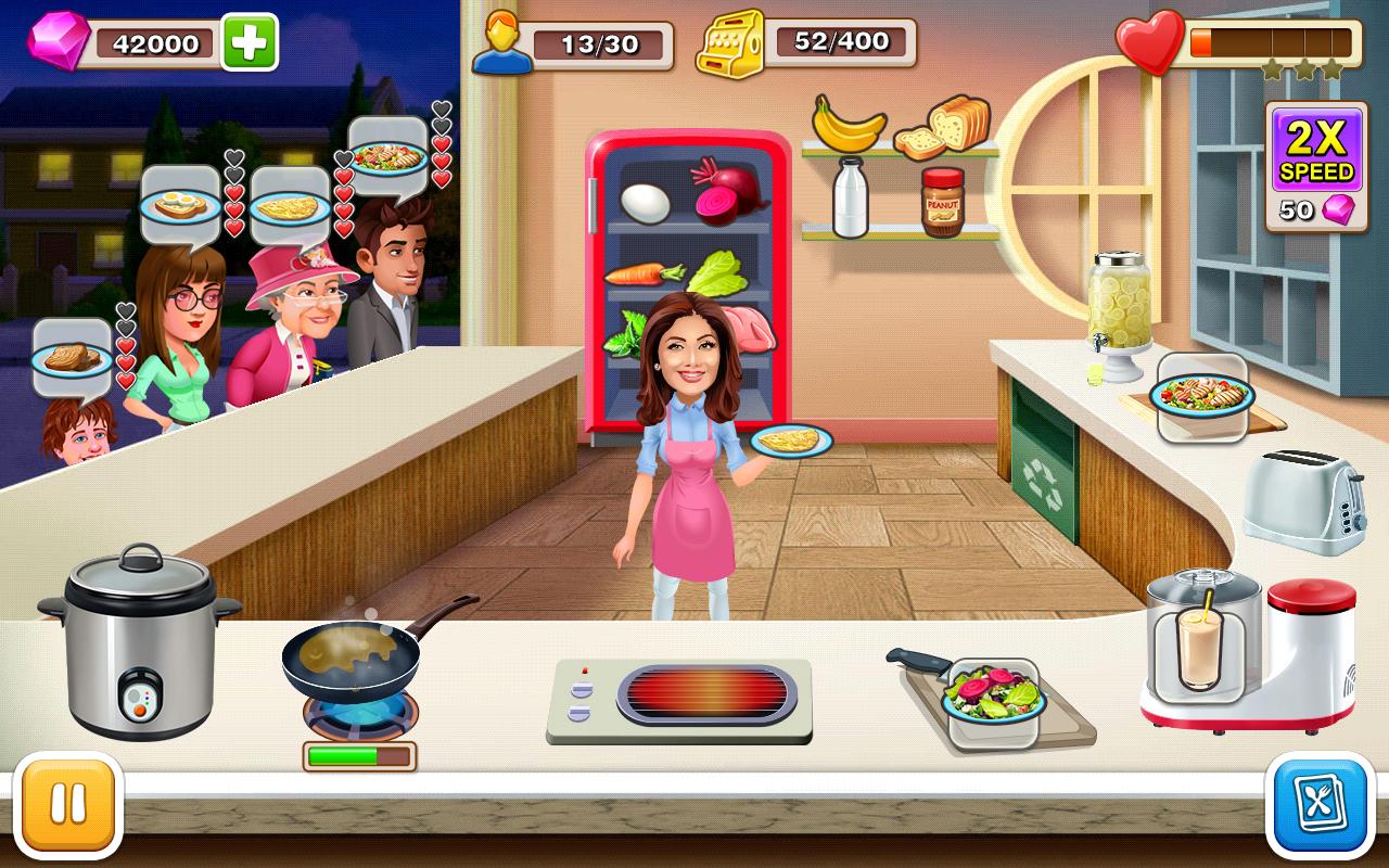 Kitchen Tycoon : Shilpa Shetty - Cooking Game Para Android - APK.