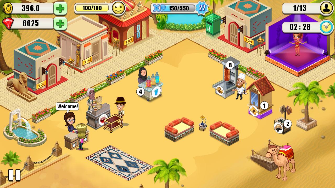 Game Resort Tycoon Hotel Simulation Cho Android