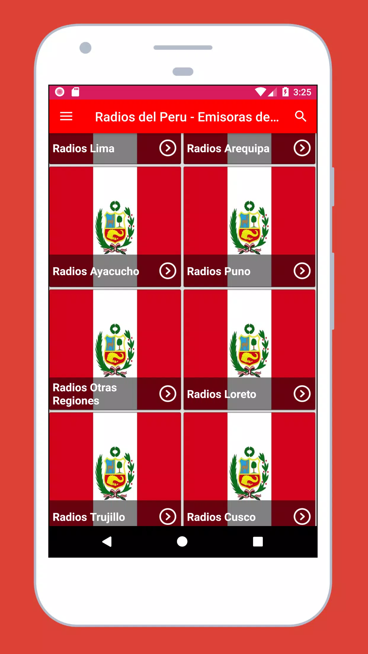 Radio Emisoras de Peru en Vivo APK للاندرويد تنزيل