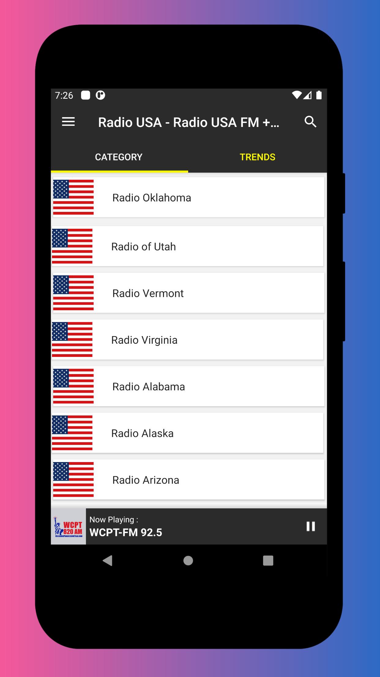 Descarga de APK de Radios de Estados Unidos AM y para Android