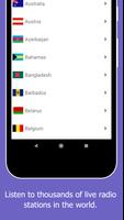 世界中のラジオ、世界のラジオ局 スクリーンショット 1