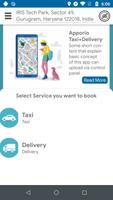 Apporio Taxi+Delivery Affiche