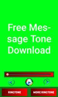 Free Message Tone Download Cartaz