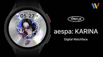 aespa: KARINA X TIMEFLIK 포스터