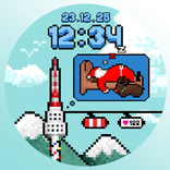 Galaxy Watch6 워치페이스(픽셀 애니메이션)