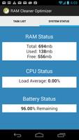 RAM Cleaner Optimizer capture d'écran 1