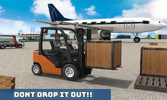 Bandara Kendaraan Cargo Plane Truck Driver poster