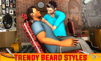 Barber Shop beard Salon Games capture d'écran 3