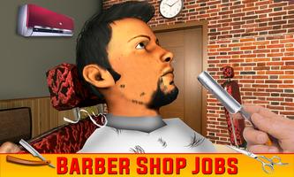 Barber Shop beard Salon Games پوسٹر