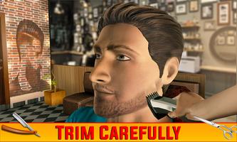 Barber Shop beard Salon Games imagem de tela 1
