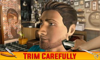 Barber Shop beard Salon Games تصوير الشاشة 1