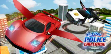 Flying Police Chase Car Driving Simulator