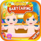 Newborn Twins Baby Caring - Android Game Free! أيقونة