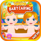 Newborn Twins Baby Caring - Android Game Free! icon