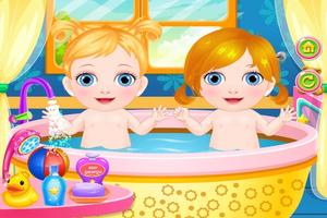 Newborn Twins Baby Caring - Android Game Free! screenshot 2