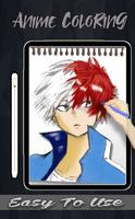 Anime Coloring Book - Peinture Dessiner Cartoon постер