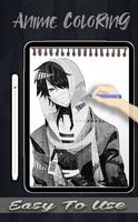 Anime Coloring Book - Peinture Dessiner Cartoon capture d'écran 1
