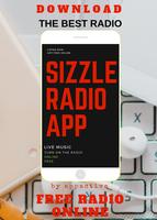 Sizzle Radio app Affiche