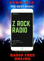 Z Rock radio ONLINE FREE APP RADIO โปสเตอร์