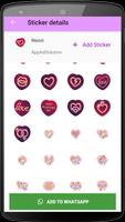 ❤ WALoveSticker ❤ WAStickerApps of Love screenshot 2