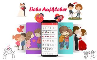 Liebes Sticker Pack für WhatsApp WASticker Plakat