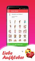 Liebes Sticker Pack für WhatsApp WASticker Screenshot 1