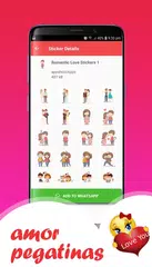 Descargar APK de paquete de pegatinas de amor para WhatsApp