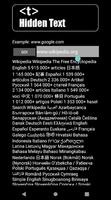Hidden Text скриншот 3