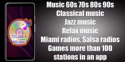 60s 70s 80s 90s Old Music Radio Gratuito imagem de tela 1