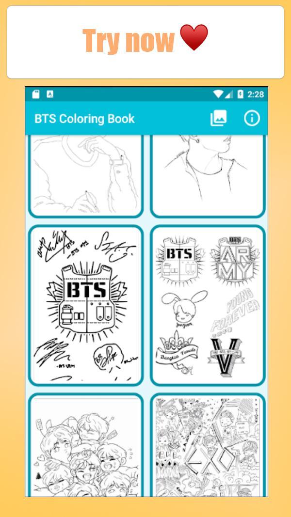 Download Bts Coloring Book For Android Apk Download