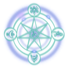 Hechizos magia blanca rituales-icoon