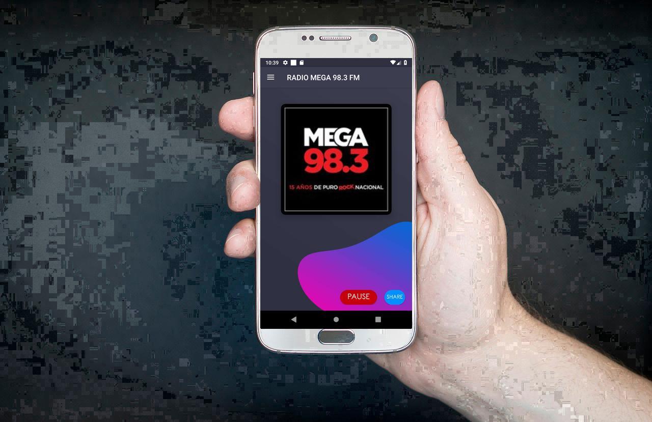 Descarga de APK de Radio Mega 98.3 FM APP - Argentina Gratis en Vivo para  Android