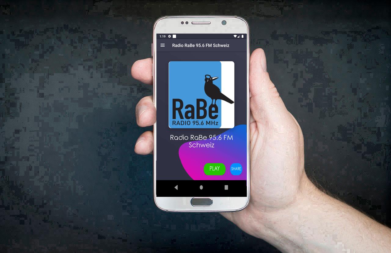 Radio RaBe 95.6 FM Schweiz CH Kostenlos Online App for Android - APK  Download