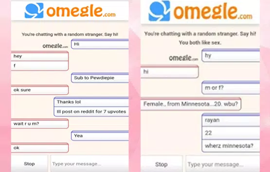 Omegle talk to strangers chat video