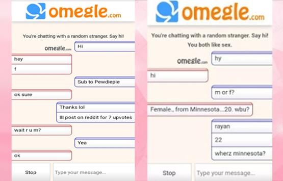 To omegle female talk What should
